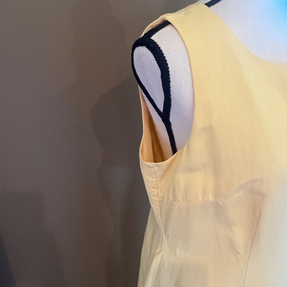 Worthington Yellow two -piece linen blend embroidered maxi dress , Size 12 - Picture 6 of 15